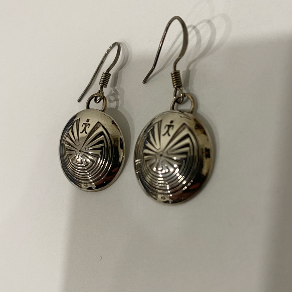 Navaho sterling earrings